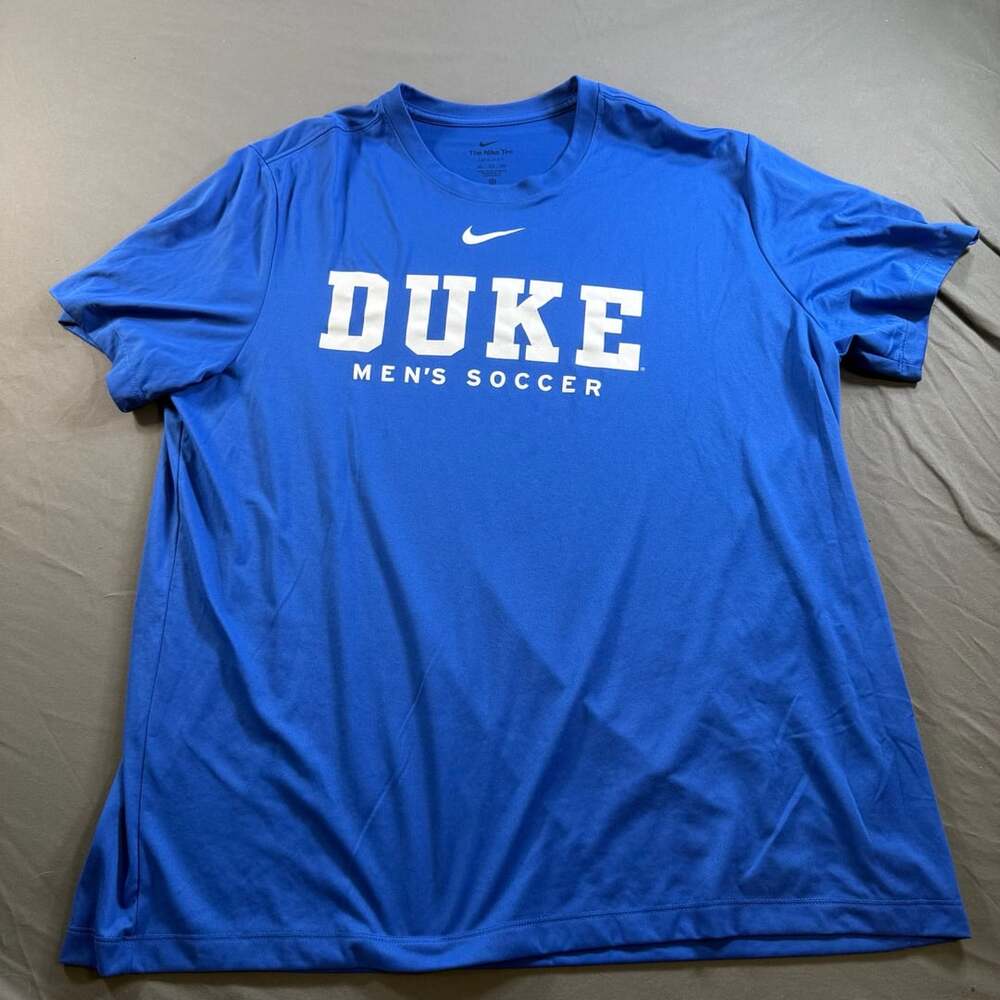 Nike Duke Blue Devils Men’s Soccer Dri-FIT T-Shirt Blue XXL NCAA
